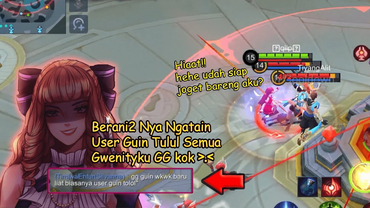 user guin tulul semua?, belum pernah diinjak guin ya haha