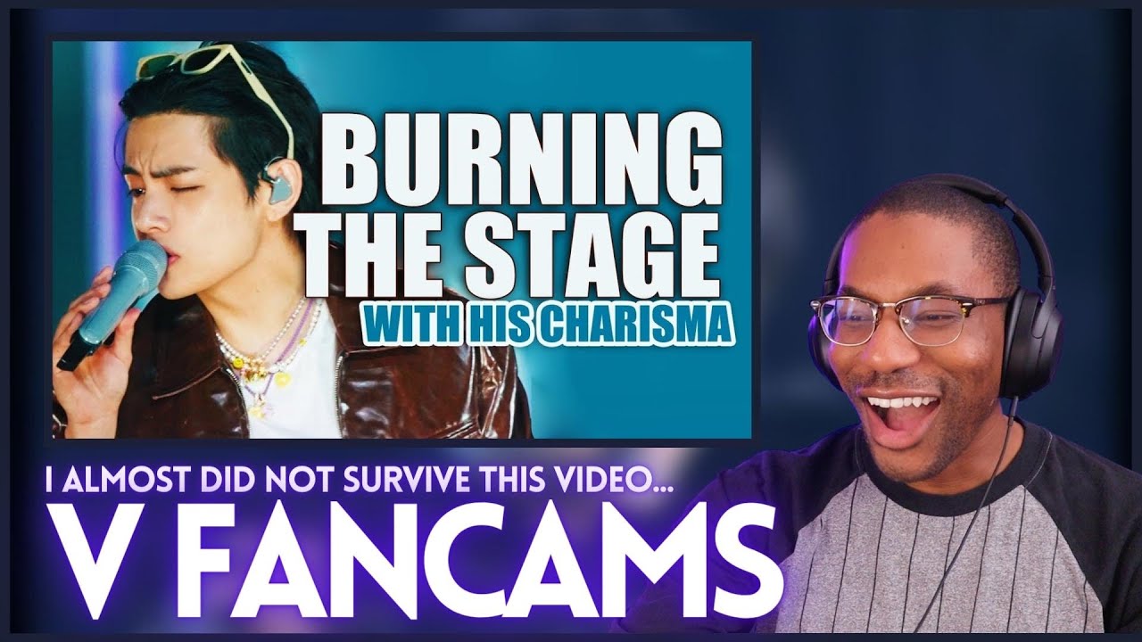 BTS | Kim Taehyung burning the stage with his charisma (BTS V best fancams compilation) | REACTION
