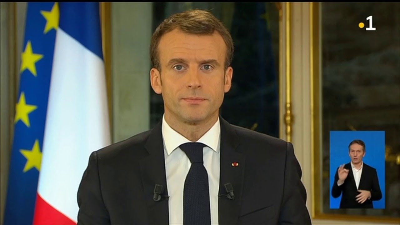 L'allocution du président de la République Emmanuel Macron du 10 décembre 2018