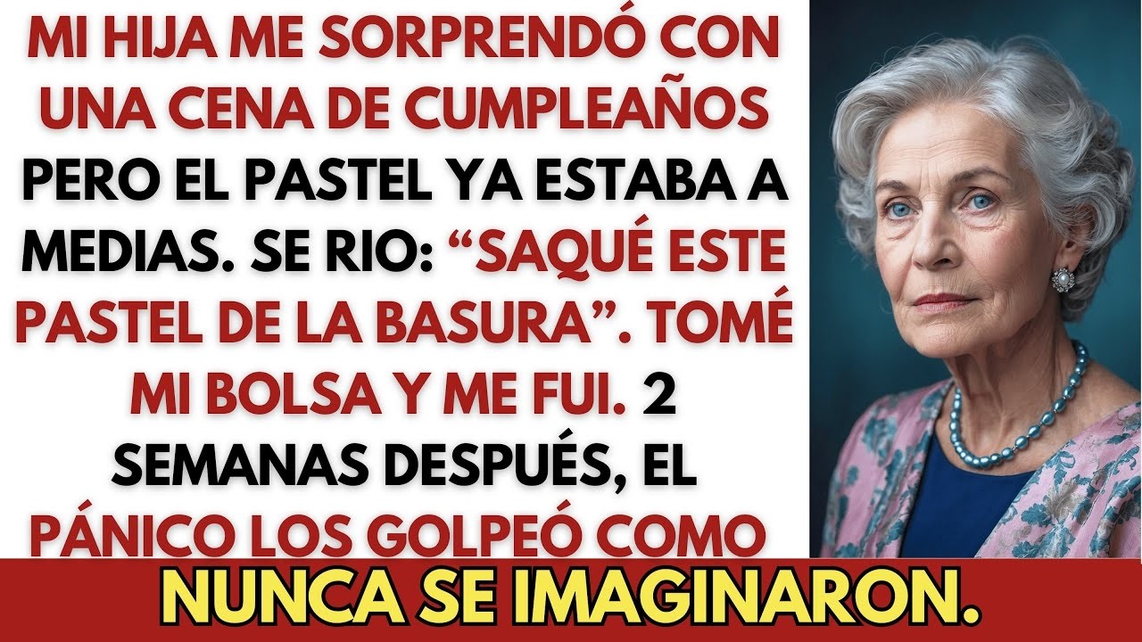 Mi Hija Me Sorprendió Con Una Cena De Cumpleaños — Pero El Pastel Ya Estaba A Medias, Y Yo…