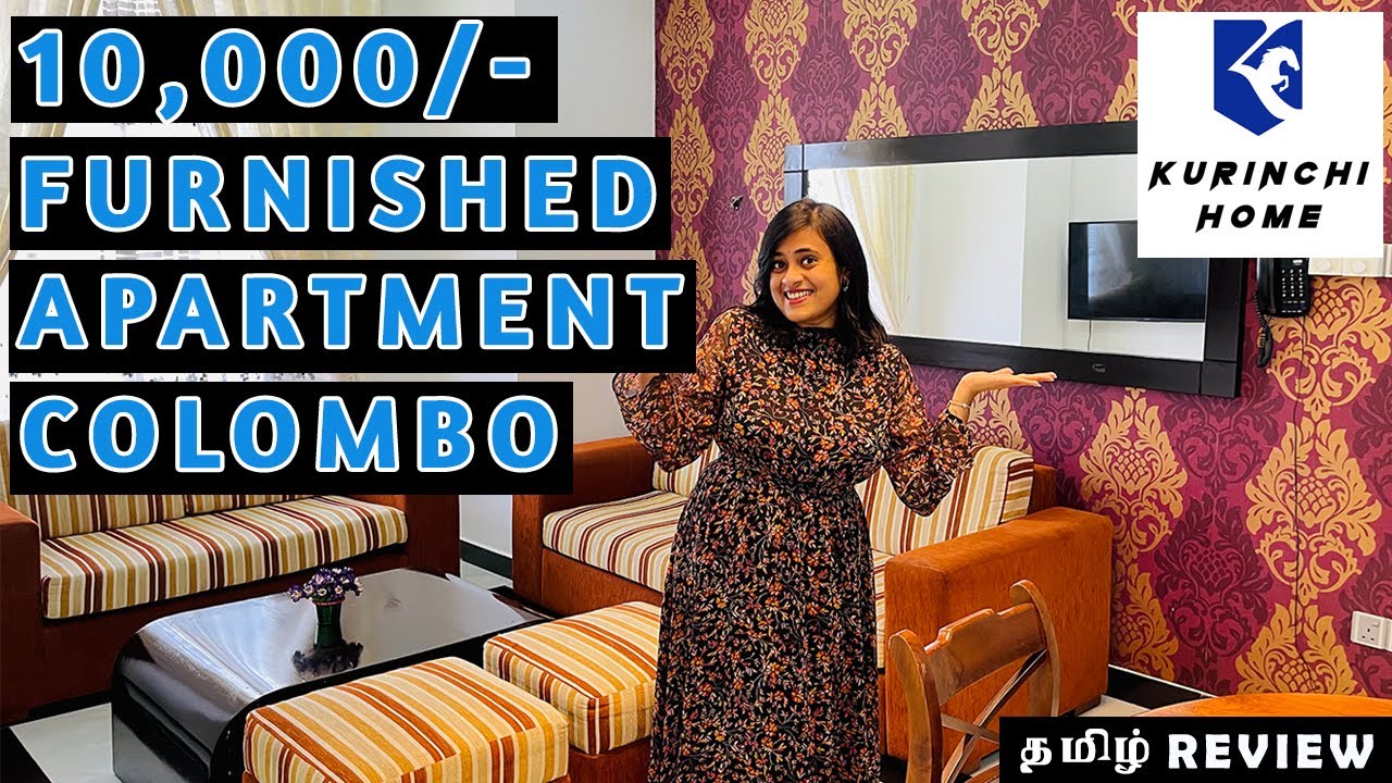 Luxury Furnished apartment for 10,000/- in Colombo | தமிழ் review #tamilvlog #crazypair