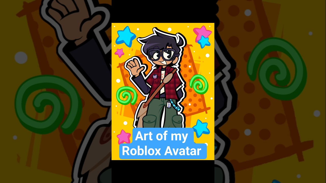 Asking AI to draw my avatar #noai #chatgpt #art#genai #roblox #avatar