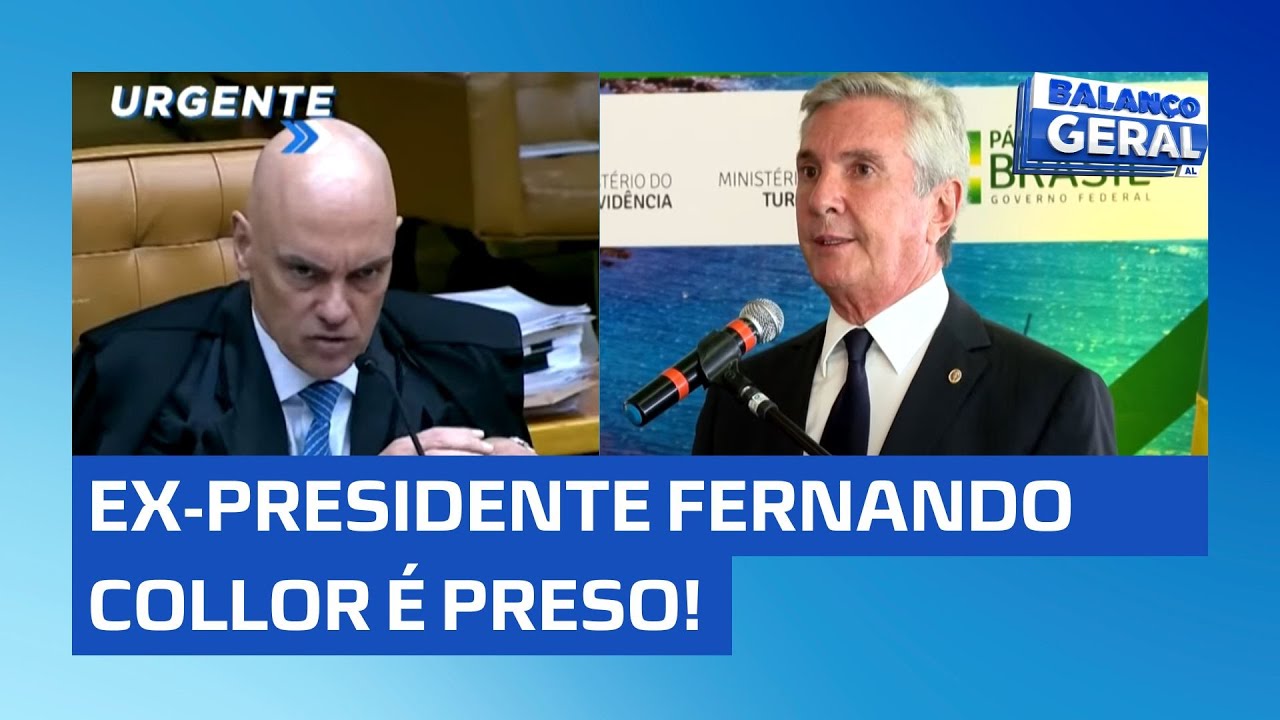 Ex-Presidente Fernando Collor é preso pela Polícia Federal