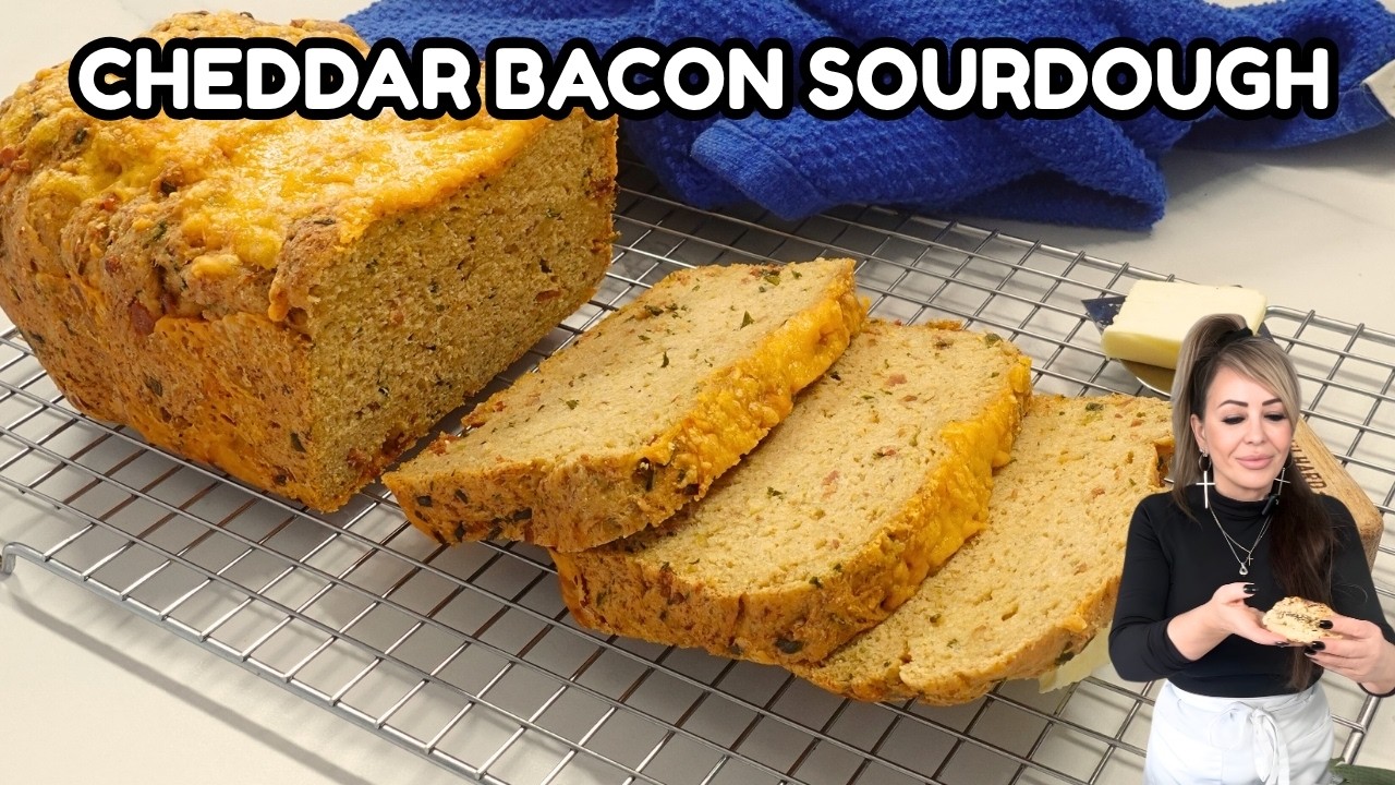 KETO CHEDDAR BACON CHIVE SOURDOUGH