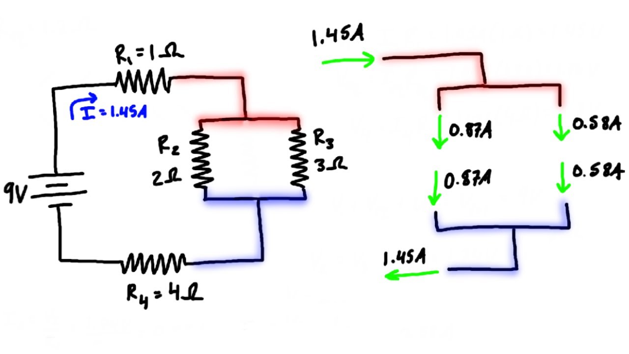 Kirchhoff’s Current Law Example #1