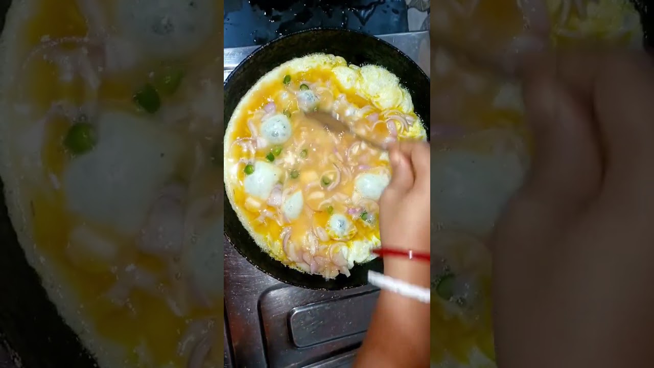 ডিম ভাজা (omelette) #shorts #food