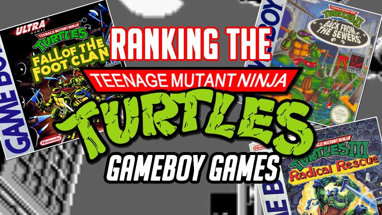 Ranking the TMNT Game Boy Games From Worst to Best (Teenage Mutant Ninja Turtles)