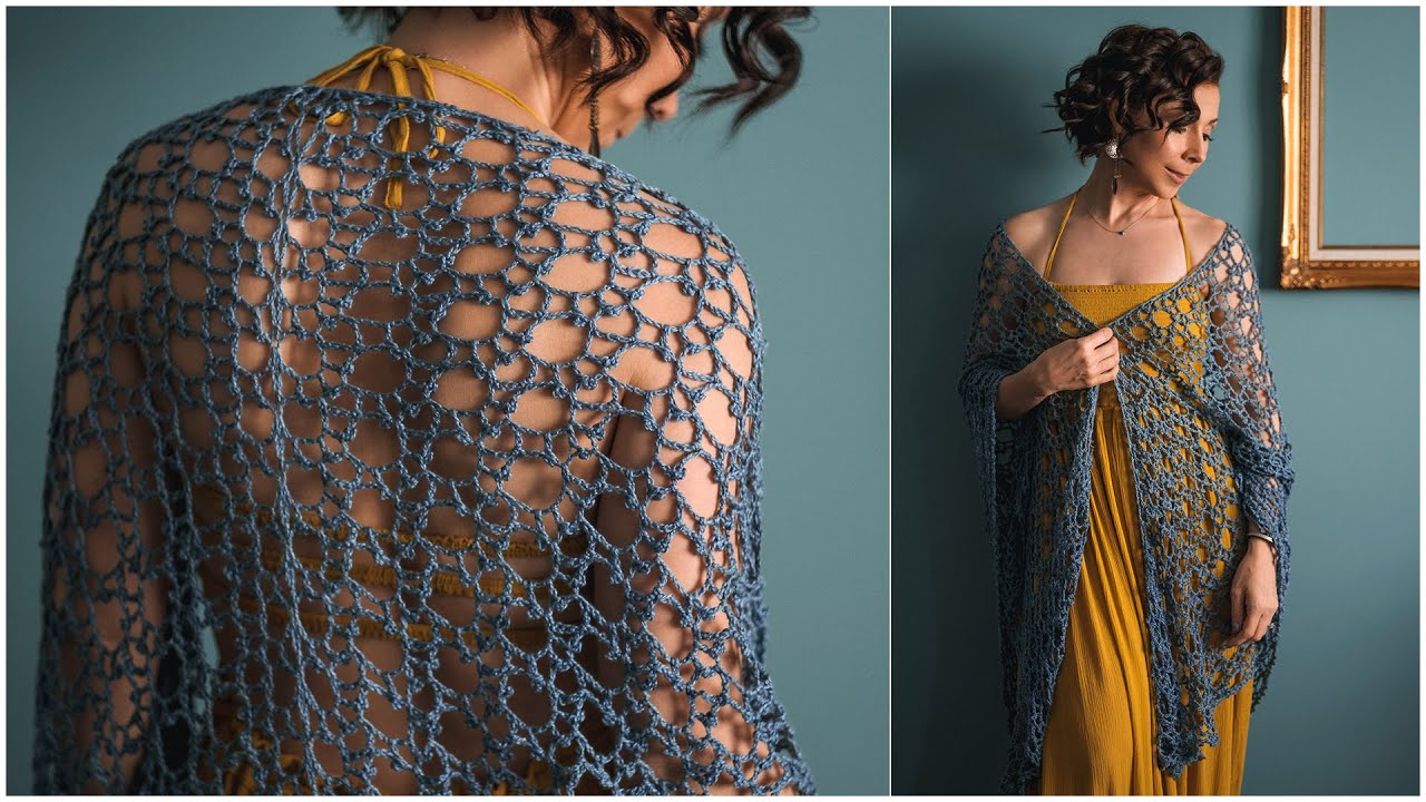 Step-by-Step Instructions: Crochet the Easy, Beginner Friendly Dantelina Shawl!