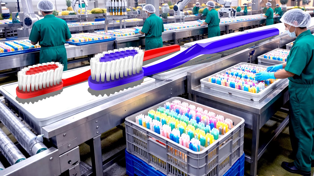Inside a Modern Toothbrush Factory: How It&rsquo;s Made and Works (Full Process)
