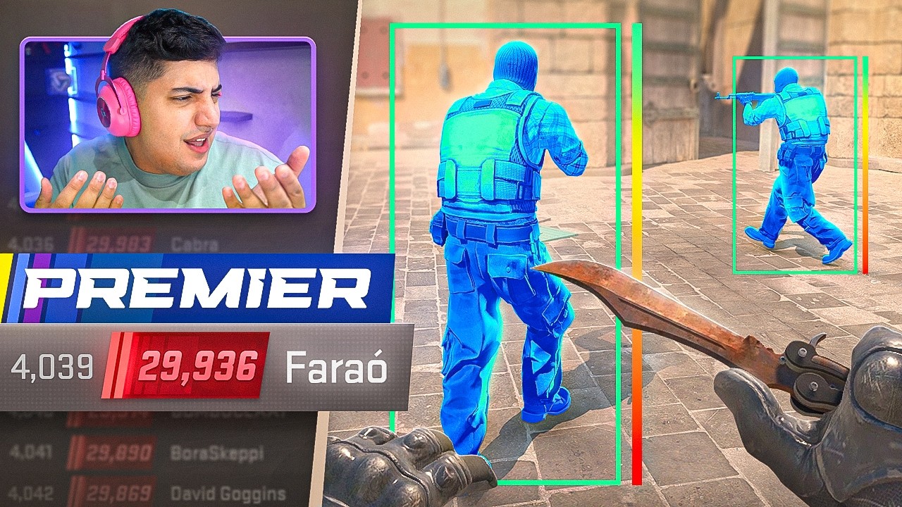 ele quer ser TOP 1, mas isso é inaceitável... Streamer com BUTTERFLY RARA XITANDO NO PREMIER do CS 2