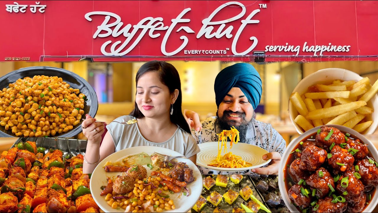 Best Buffet Under ₹500 with 25+ Items | Unlimited | Buffet Hut Mohali | Best Restaurant in Mohali