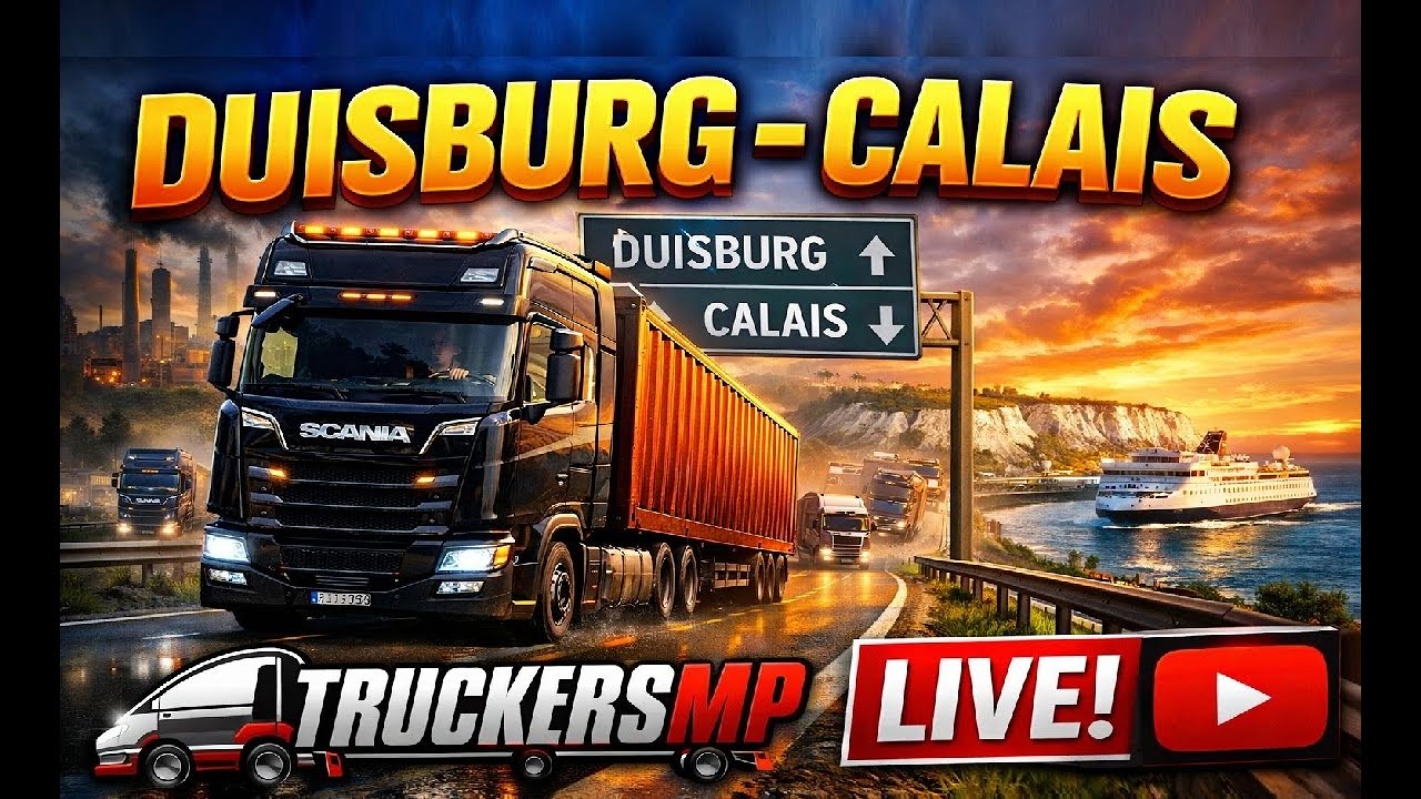 TruckersMP Sim 1 | Road to 600 Subscribers | Ab auf die D-C Road!