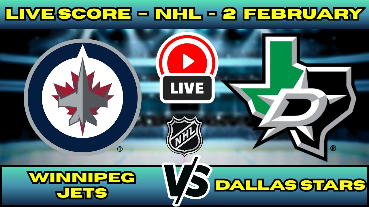 🔴 LIVE: Winnipeg Jets at Dallas Stars | NHL Scoreboard | Feb 2 | Central Division Goalie Duel