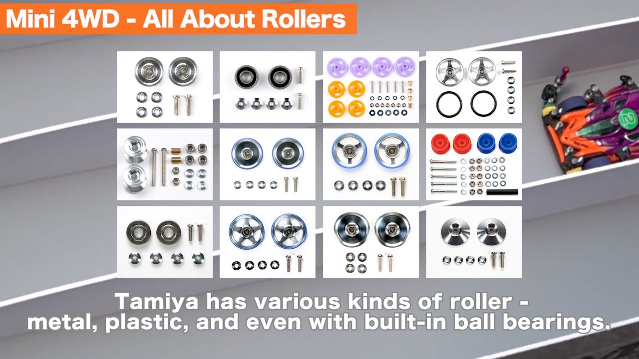 All About Rollers | TAMIYA Mini 4WD