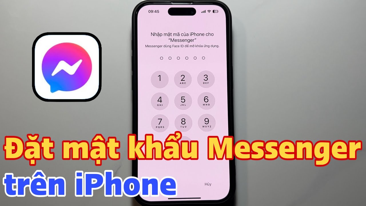 Cách đặt mật khẩu Messenger trên iPhone