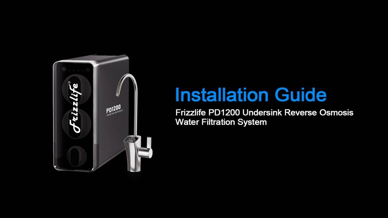 Frizzlife PD1200 Under Sink Reverse Osmosis Water Filtration System
