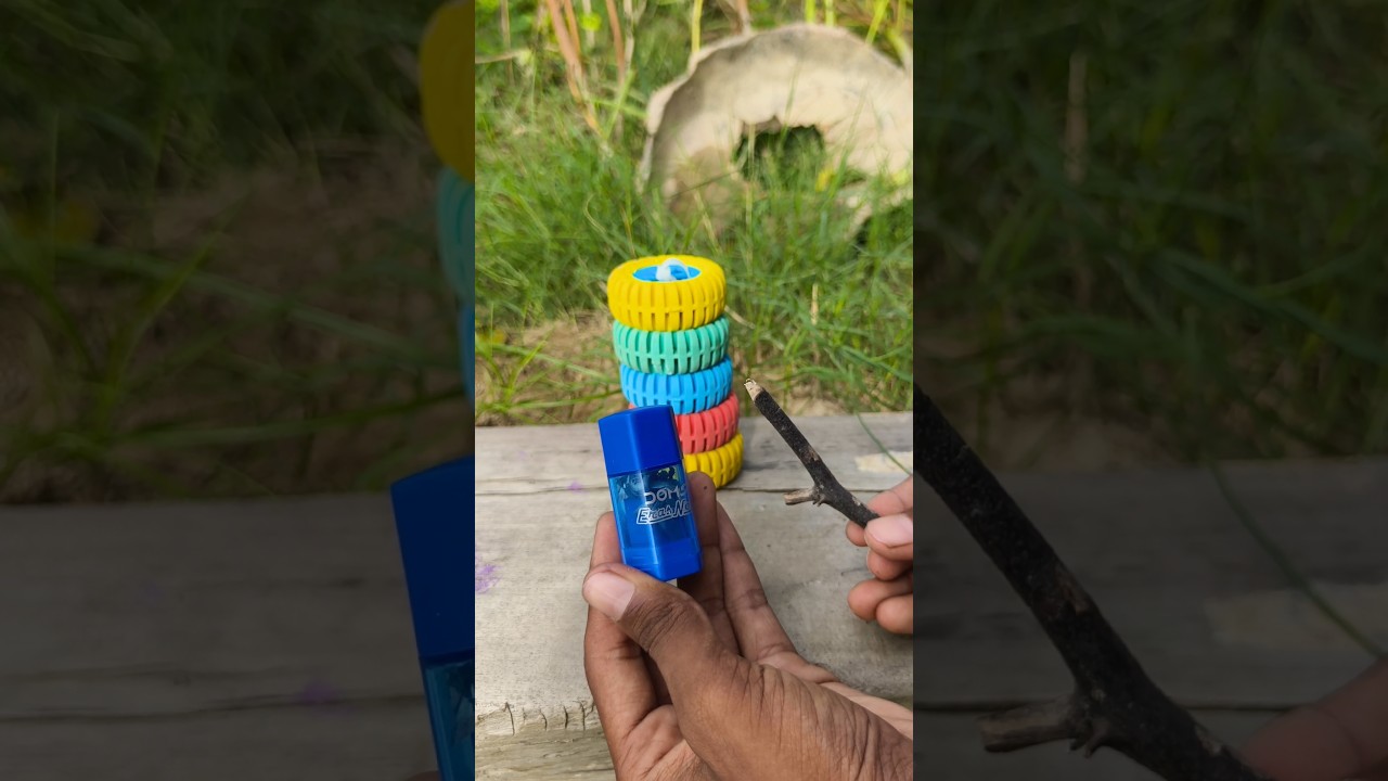 doms eraser sharpener #shorts #experiment #entertainment