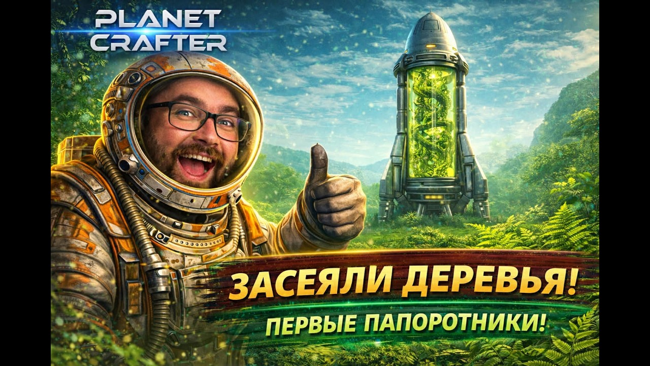 PLANET CRAFTER - ЗАСЕЯЛИ ДЕРЕВЬЯ! Серия 23 | Level Борода