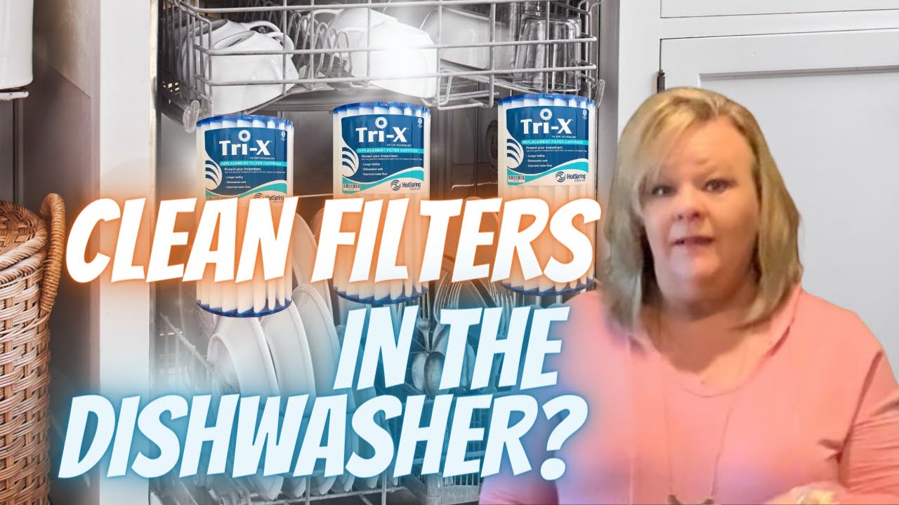 How To Clean a Hot Tub Filter In the Dishwasher