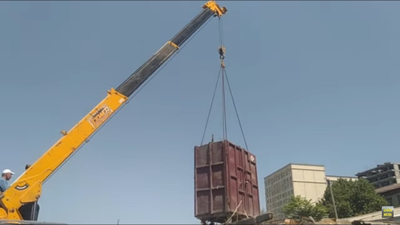 Бузуу иштери уланууда. Чакан контейнерлер сатылат.