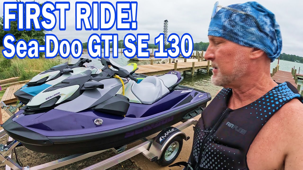 First Ride on Our New 2025 Sea-Doos! GTI SE 130 Launch and Test Drive