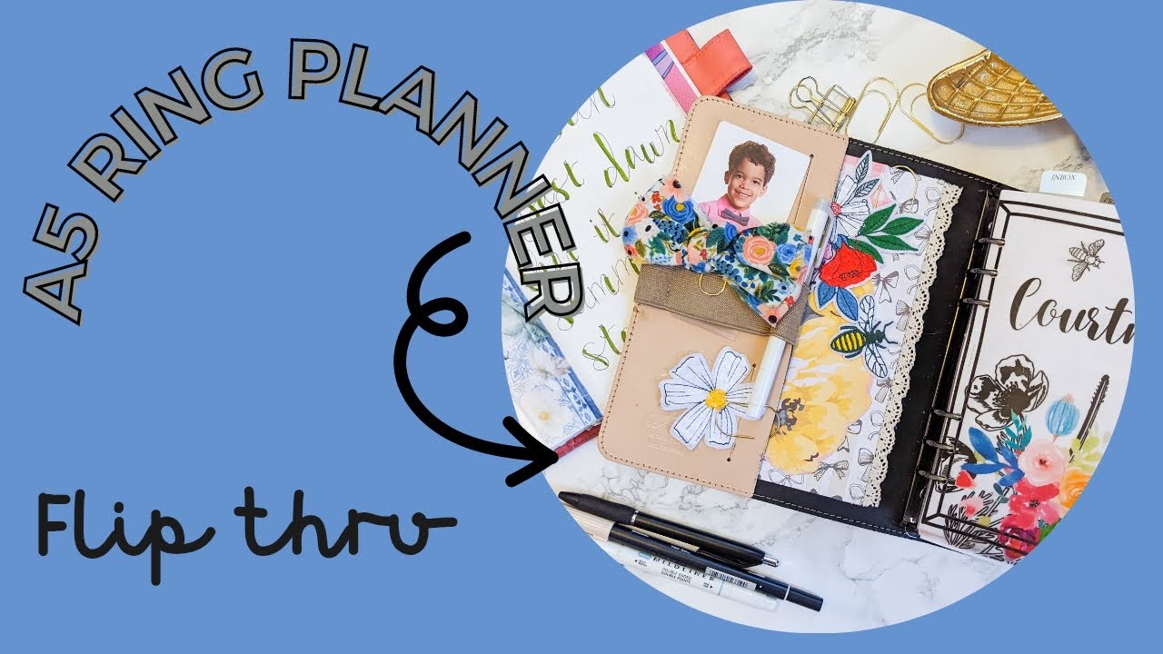A5 Ring Planner Flip Thru
