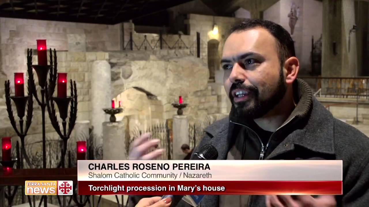 Torchlight procession in Mary’s house.