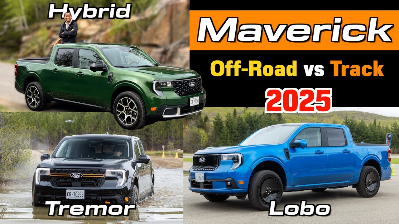 2025 Ford Maverick Reviewed: Tremor Hits the Trails, Lobo Hits the Track!