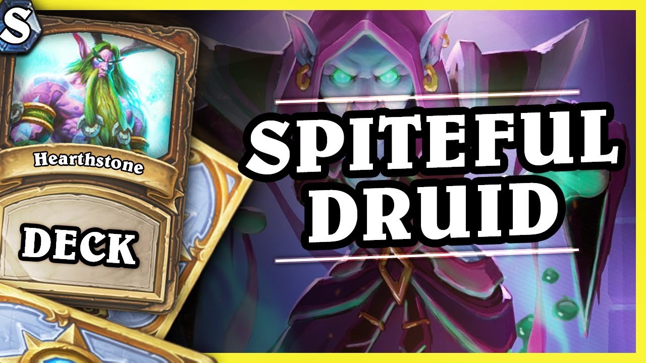 TYRANTUS MIAŻDŻY W SPITEFUL DRUIDZIE - Hearthstone Deck Std (Witchwood)