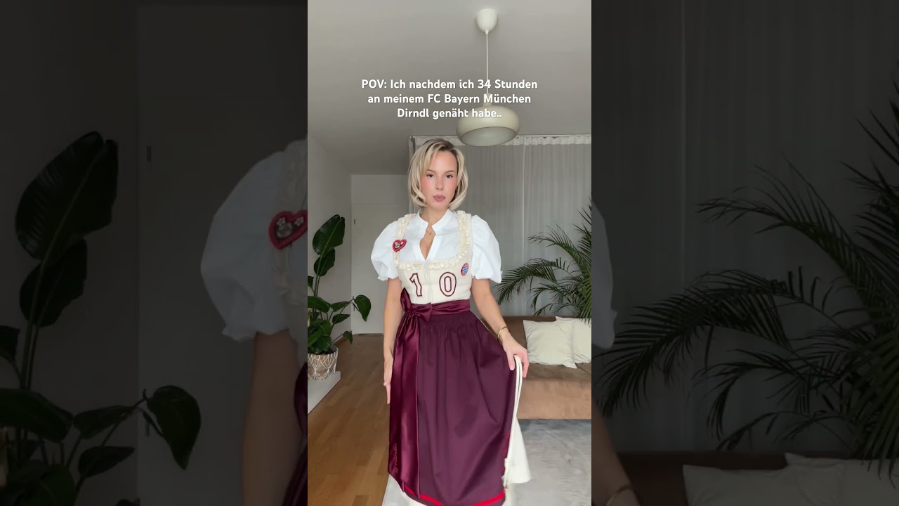 Custom FC Bayern Dirndl #fcbayern #dirndl #wiesn #oktoberfest