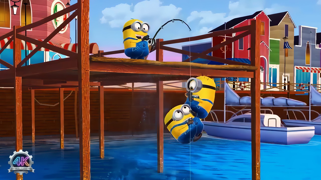 Minion Rush Old Version 🕵️&zwj;♂️ Anti-Villain League Full GAMEPLAY  on PC in 4K!🍌