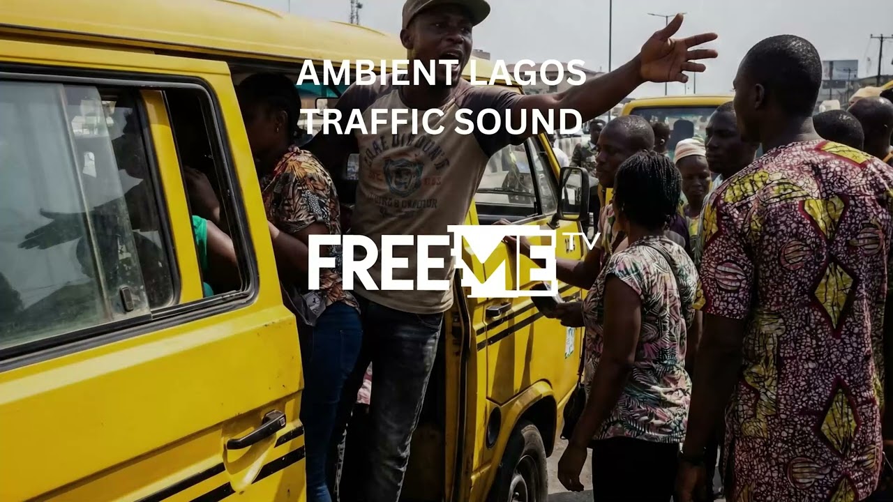 Lagos Traffic Sound || Street Noise for Sleep & Focus
