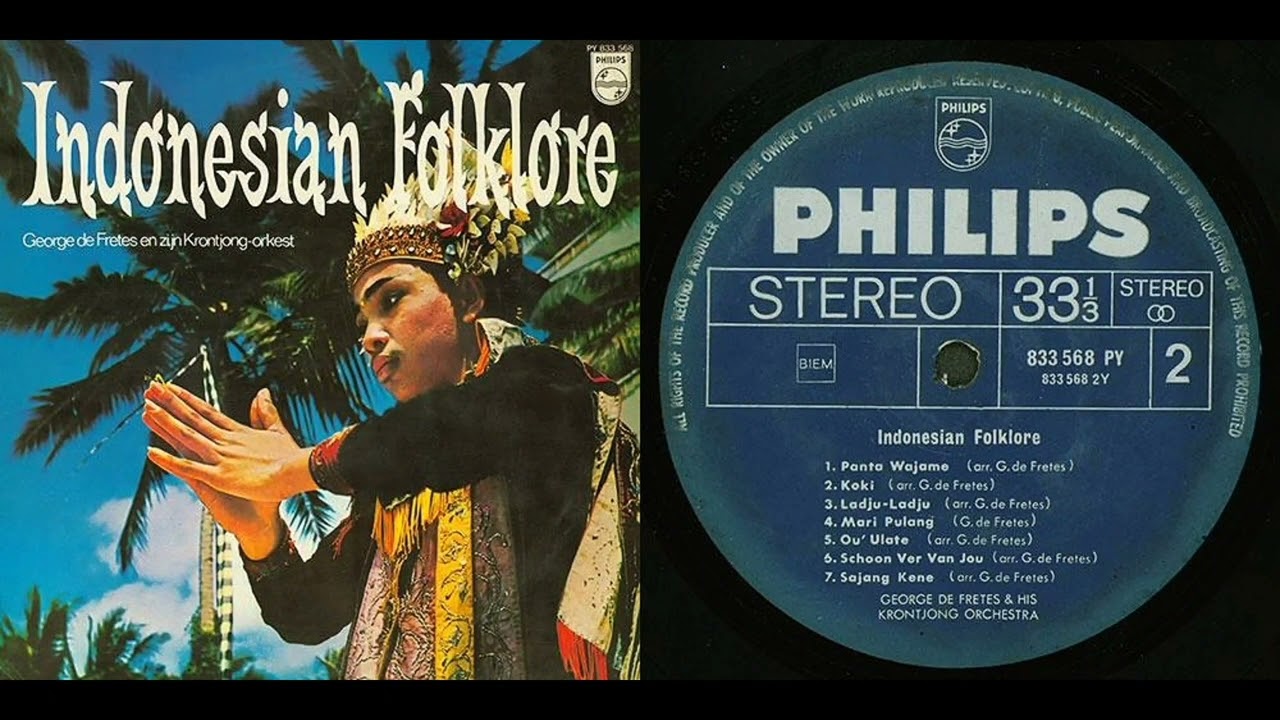 George de Fretes & zijn Krontjong-Orkest - Indonesian Folklore (Side B, 1969)