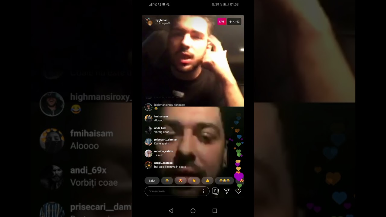 Highman și imogen urmăriți cu topoare și săbii