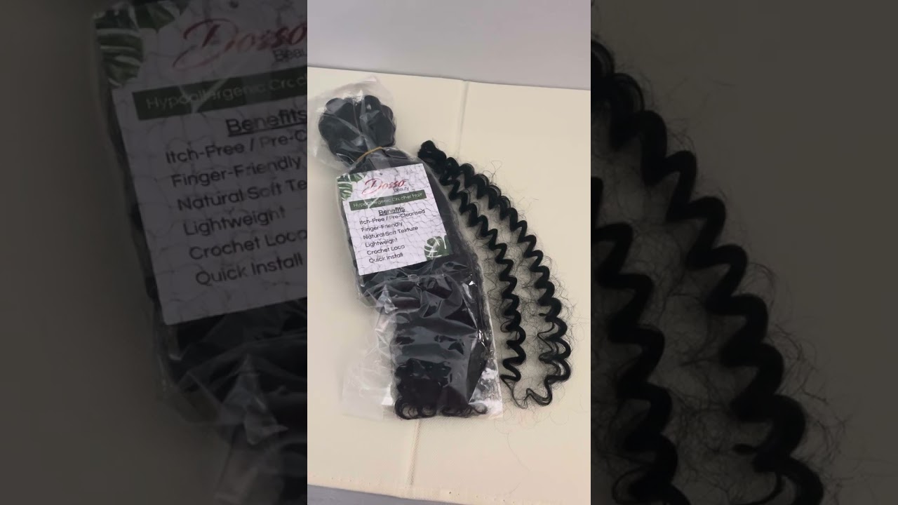 Dosso Beauty Hypoallergenic Synthetic Water Wave Hair #Dossobeauty #syntheticbraidinghair # chemical