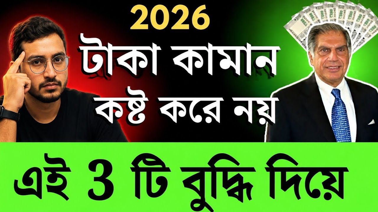 প্রচুর টাকা আয় করতে পরিশ্রম করা বন্ধ করুন | How To Become Rich From Rich Dad Poor Dad Book
