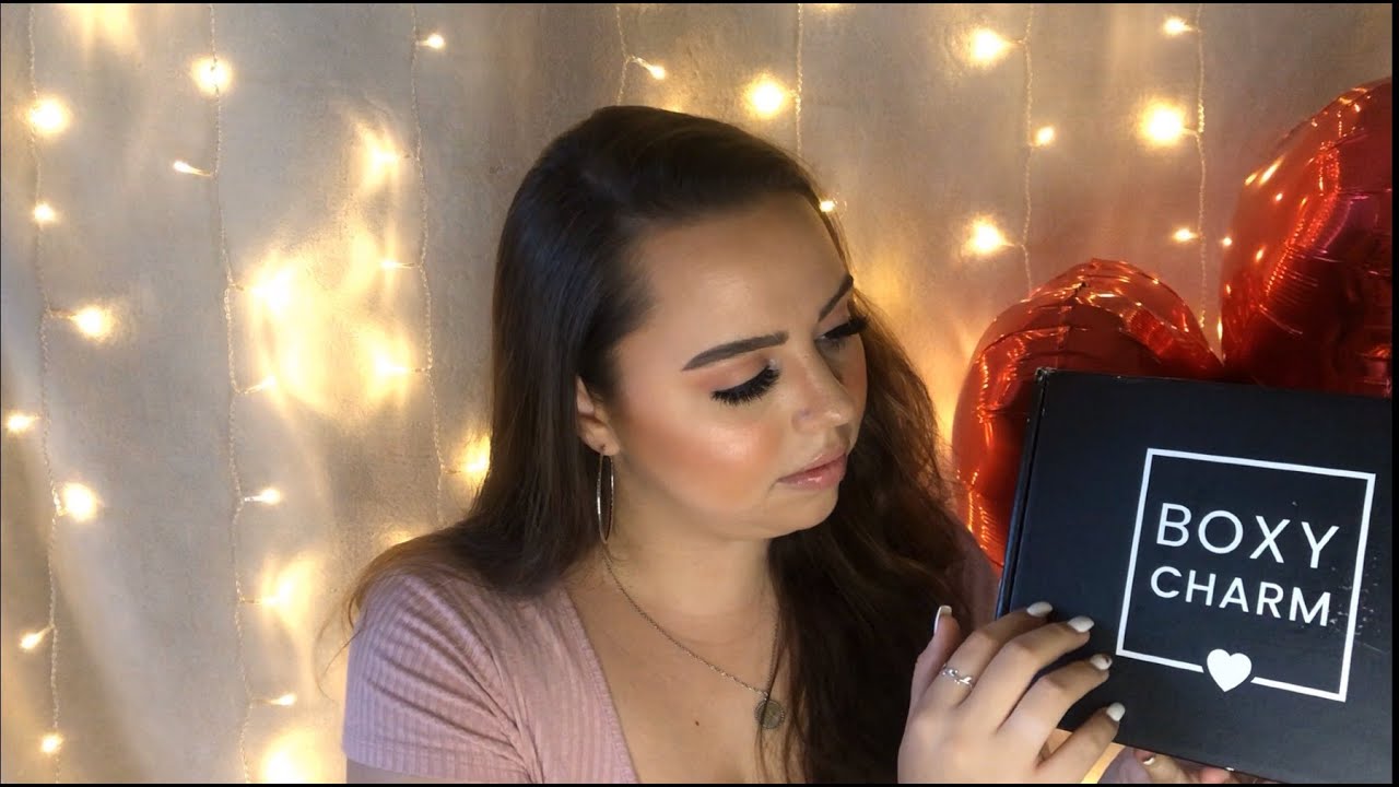 ASMR February BoxyCharm Unboxing (Whispering, Tapping, Makeup Triggers)