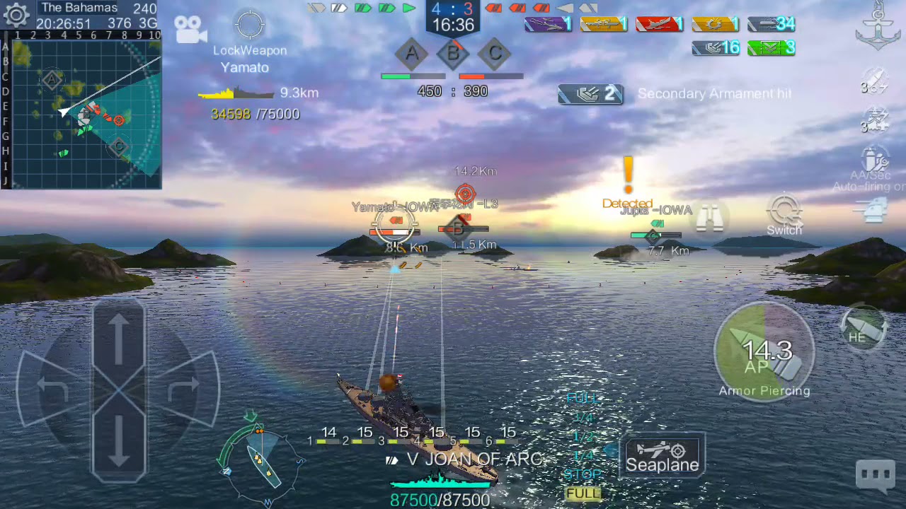 Casual Joan of Arc gameplay | Naval Creed Warships