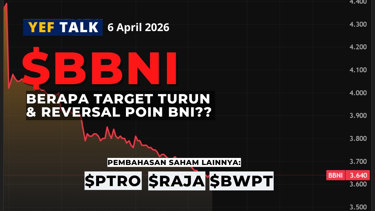 Analisa & Prediksi  saham $BBNI YEFTalk edisi 6 April 2026