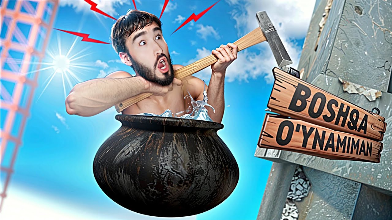 BU O'YINDAN SO'NG YIG'LAGIM KELDI - GETTTING OVER IT #2