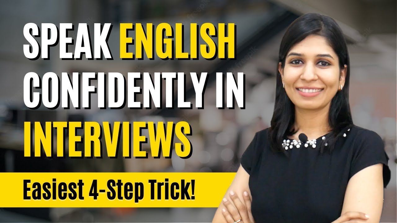 Speak English confidently during interviews! EASIEST TRICK! 🔥