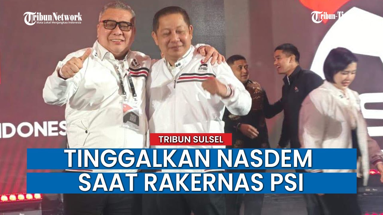 Rusdi Masse Resmi Gabung PSI, Sebut Tugas Menangkan NasDem di Sulsel Telah Usai