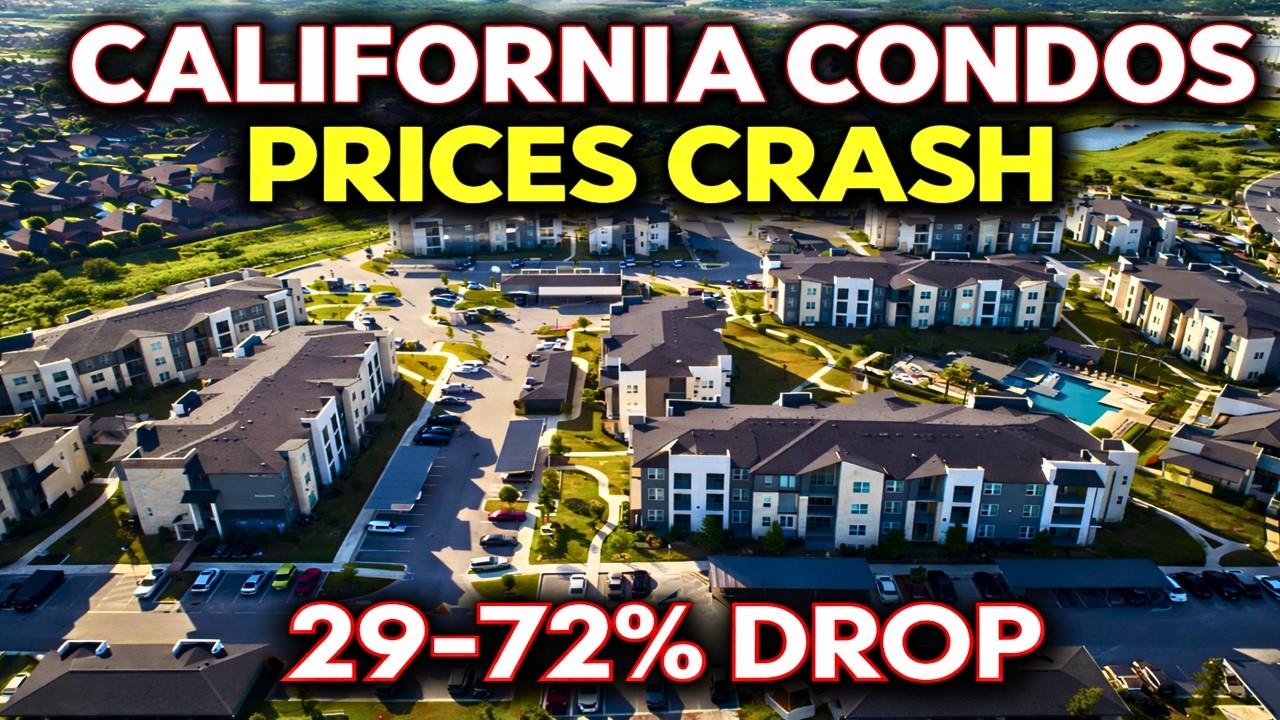 Top 10 California Cities Where Condo Prices Are CRASHING 29-72% in 2026