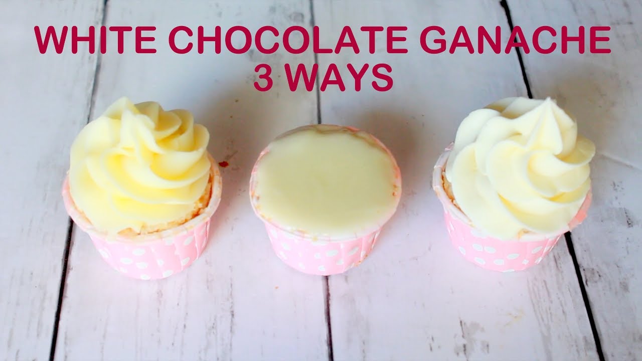 How to make White Chocolate Ganache