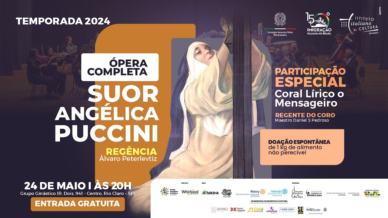 Ópera de Puccini: Suor Angélica.
