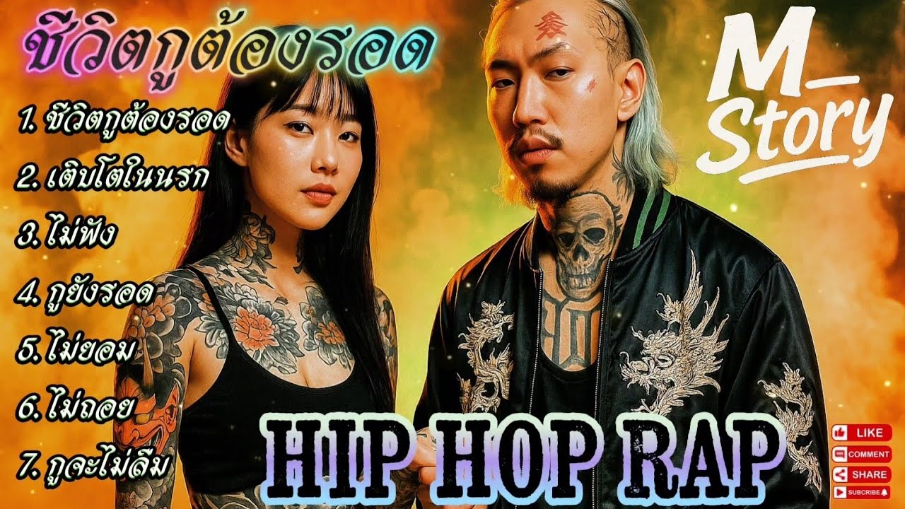 ชีวิตกูต้องรอด - กูยังรอด 🫵✌️🔥รวมเพลงแร๊ป🔥 #raphiphop #rap #hiphop #แร็ปไต้ดิน #rap2025 #trap