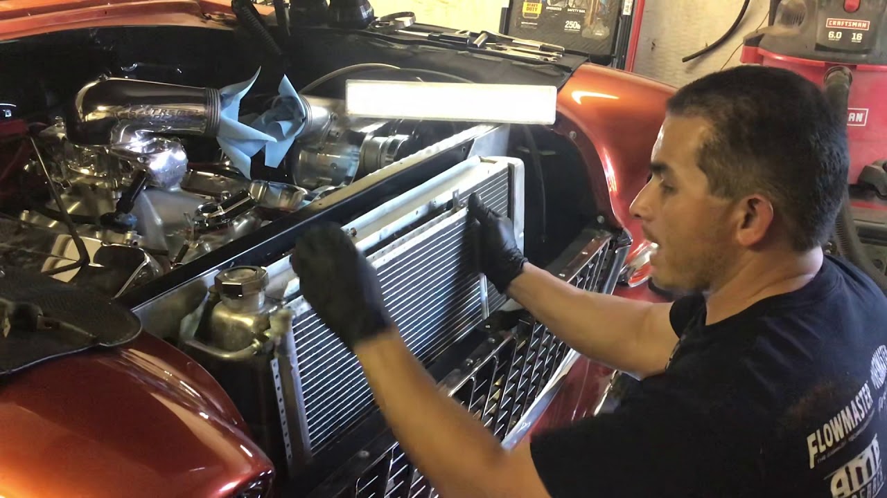 55 Belair AC Installation Step 1