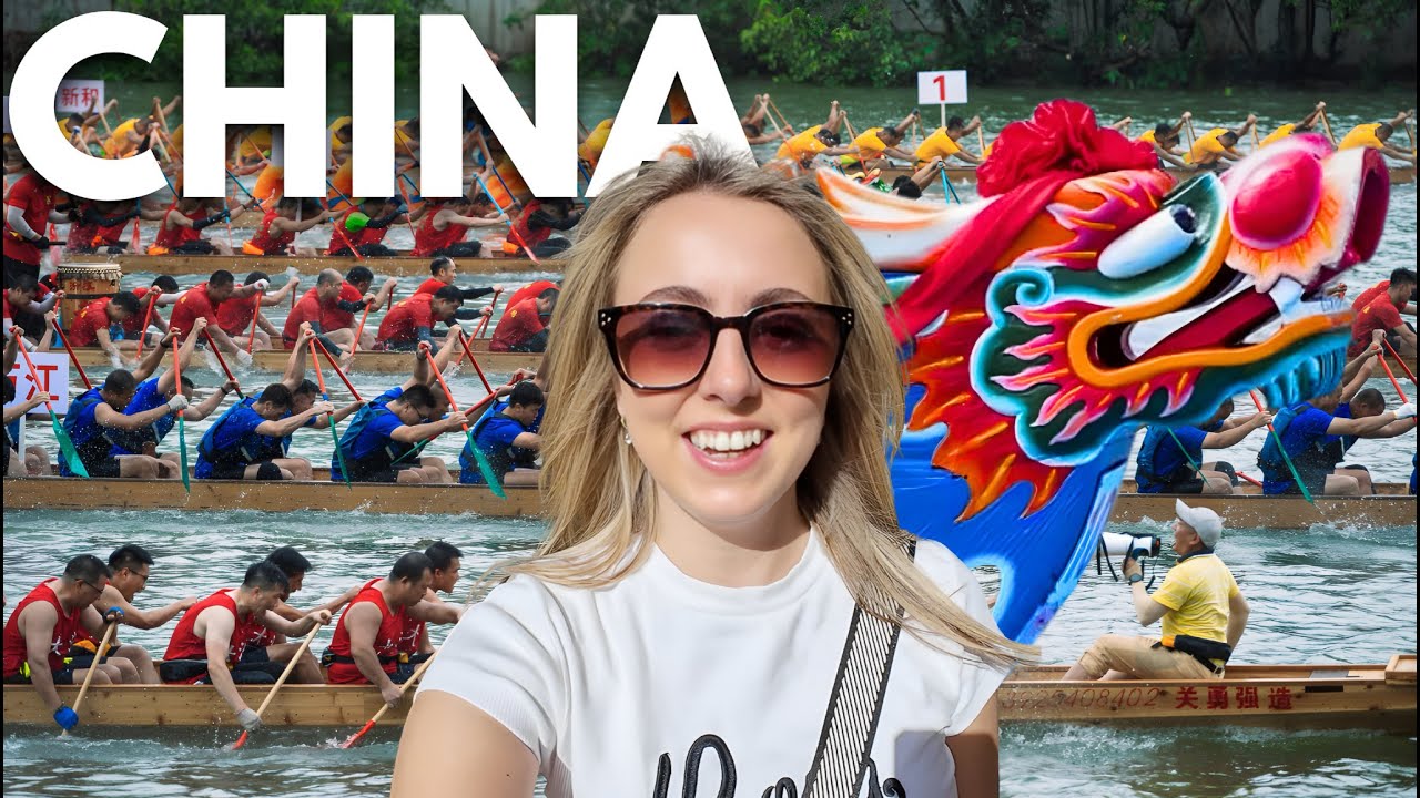 Впервые посещаю Фестиваль драконьих лодок в Китае 🇨🇳