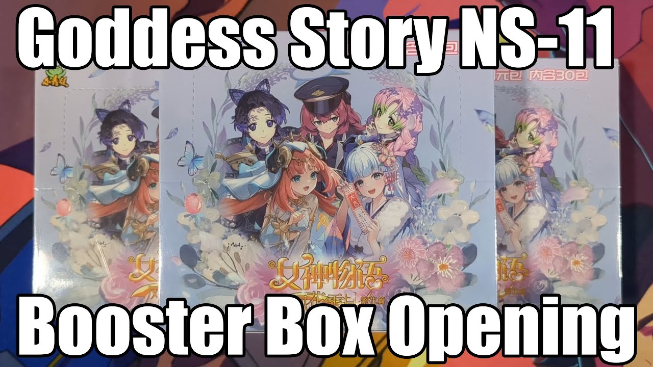 Opening 3 of the brand new Goddess Story NS-11 booster boxes!  2 out of 3 ain't bad
