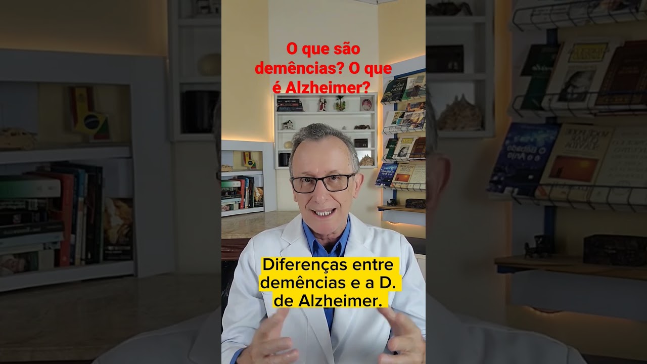 O que s&atilde;o dem&ecirc;ncias, o que &eacute; Alzheimer? #alzheimer #demencia #drpelegrino